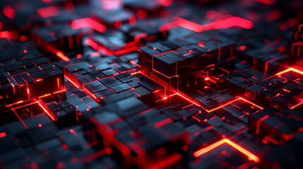Aufkleber - abstract background technology wallpaper tech backdrop 
