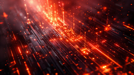 Poster - abstract background technology wallpaper tech backdrop 