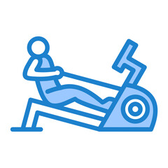 Poster - Rowing Machine Icon