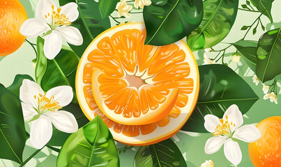 Wall Mural - Natural fresh fruit for health