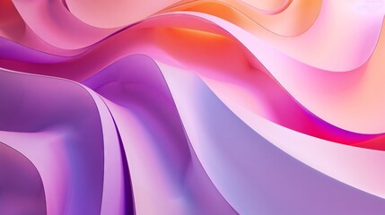 Poster - Minimalist 3D abstract background with clean lines, soft gradients, and a modern, elegant aesthetic.
