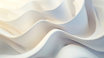 Poster - Minimalist 3D abstract background with clean lines, soft gradients, and fluid shapes—adds modern elegance.