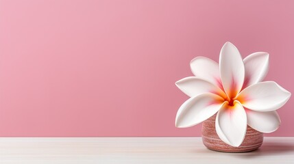 Canvas Print - flower in a bowl