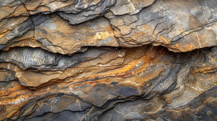 Canvas Print - Stone Texture Background Natural Stone Details with Various Shades