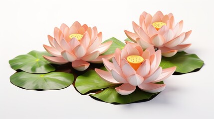 Poster - pink water lily