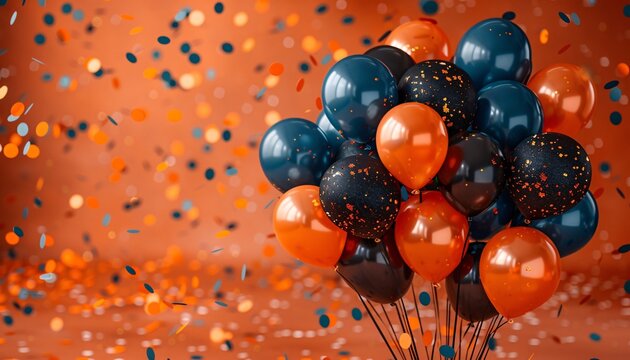 Celebratory balloons for birthdays add a festive touch.