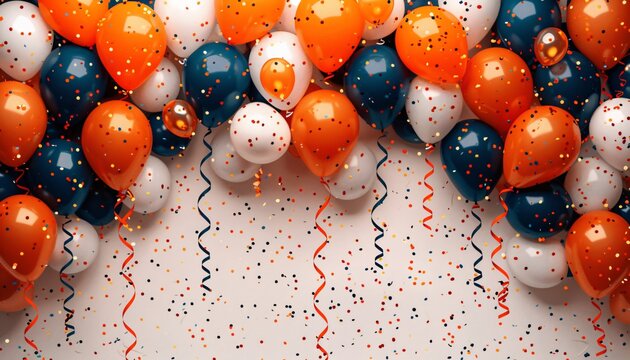 Celebratory balloons for birthdays add a festive touch.