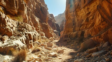 Poster - A desert canyon img