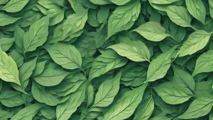 Wall Mural - green leaf nature abstract background.