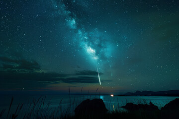 Wall Mural - A cosmic confluence of energy, where the boundaries between realities blur and anything is possible.