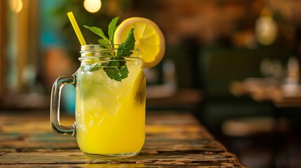 Poster - Lemonade homemade fresh drink restaurant : Generative AI