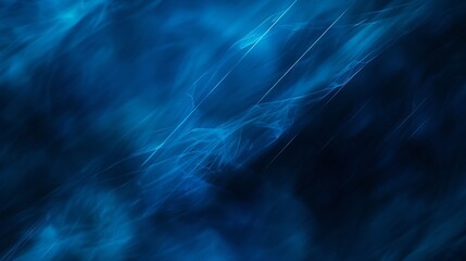 Leinwandbilder - ABSTRACT DARK BLUE BLURRY BACKGROUND DIGITAL SCREEN TEMPLATE DISPLAY DESIGN PATTERN FOR WEB SITES : Generative AI