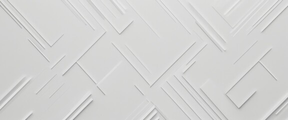 Fototapete - White Colors Abstract Background Geometric Abstraction shapes pa