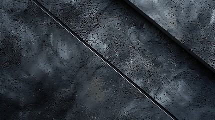 Fototapete - Top view image of abstract asphalt or cement background Geometric shapes : Generative AI