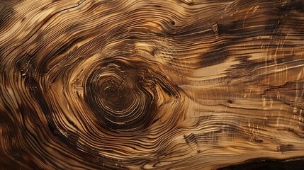 Poster - Wood larch texture of cut tree trunk closeup : Generative AI