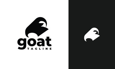 Wall Mural - goat head logo