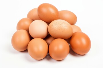 Poster - Brown Eggs Pile