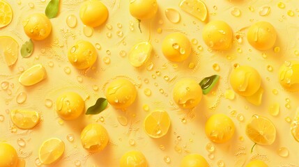 Poster - A textured background with sunshine yellow and Peach Fuzz adds warmth and vibrancy, creating a cheerful space.
