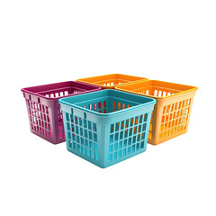 Canvas Print - shopping basket, isolated on white or transparent background cutout.