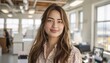 © Faustudio - Professional Female with Brown Eyes in Office