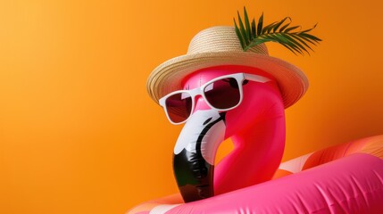 Sticker - The Inflatable Flamingo Fun