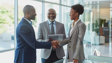 Wall Mural - The business professionals handshake