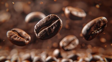 Poster - The roasted coffee beans