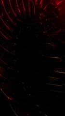 Poster - Red background. Design.Bright illumination resulting in large parts in abstraction.