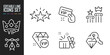 © Ilchenko Oleg - Loyalty programs thin line icon set. Outline symbol collection. Editable vector stroke.