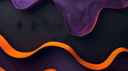 Wall Mural - purple and orange purple wave background 