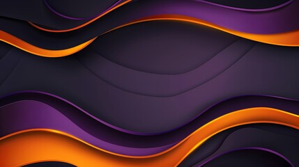 Wall Mural - purple and orange purple wave background 