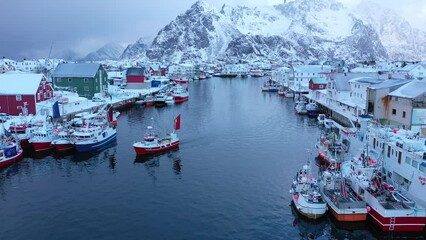 Wall Mural - Henningsvær, Lofoten, Norway