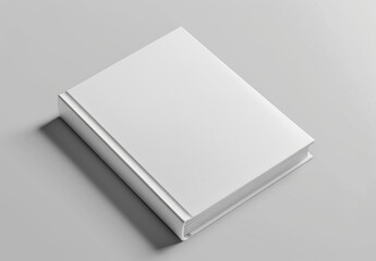 Poster - Mockup template ready for your design on a light grey background. 3D illustration. High Resolution Texture.