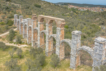 Poster - Aquaduct remnants monument Lesbos