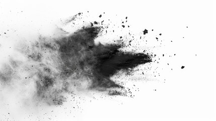 Poster - A grayscale image of a dense dust cloud