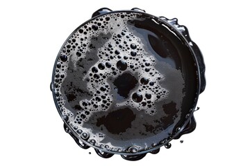 Aufkleber - A close-up view of a bowl filled with transparent liquid, suitable for medical or scientific illustrations