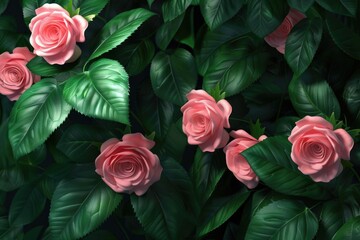 Poster - Fresh cut flowers, perfect for decoration or arrangement