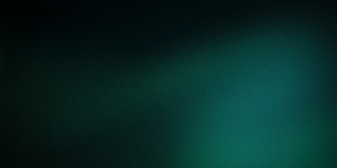 Wall Mural - deep green and blue gradient background with a smooth, dark transition. perfect for creating elegant