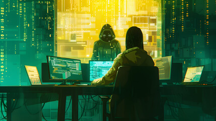 Canvas Print - Hacker