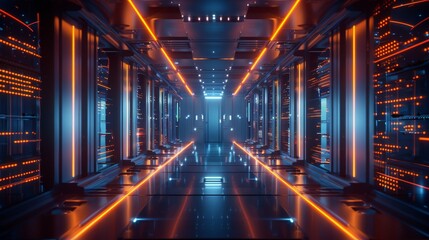 Poster - Security and wealth are represented by rows of shiny vault doors