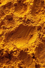Poster - A close-up view of a heap of sand with individual grains visible
