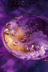 Aufkleber - A close-up shot of a bowl filled with a clear liquid, useful for medical or scientific illustrations
