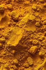 Poster - A close-up view of a pile of dirt and rocks, with textures and colors visible