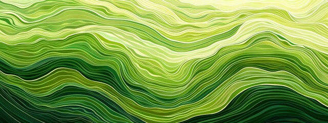 Aufkleber - Abstract colorful neon green colors and gradients waves texture background panorama banner for web design backdrop wallpaper illustration
