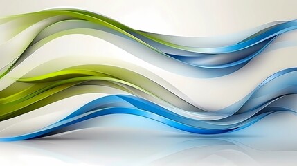 Poster - abstract blue background