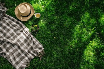 Poster - A man grass clothing outdoors.