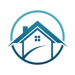       House logo vector art illustration.
