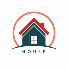       House logo vector art illustration.
