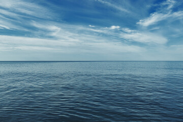 Wall Mural - blue sky and sea