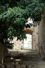 Poster - Narrow street in old town of Dubrovnik, Croatia